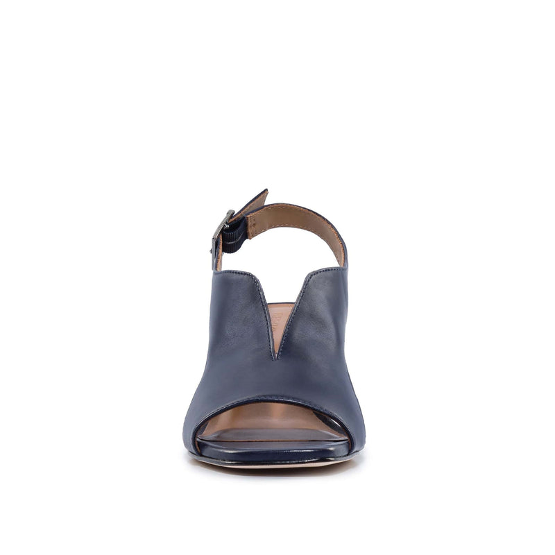 Bernardo Bedford Mid Sandali con Tacco Donna Blu Marino Scuro | PRZ831AW