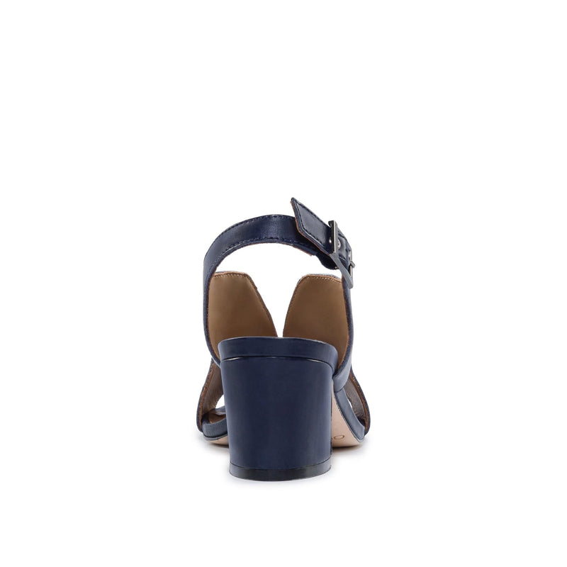 Bernardo Bedford Mid Sandali con Tacco Donna Blu Marino Scuro | PRZ831AW