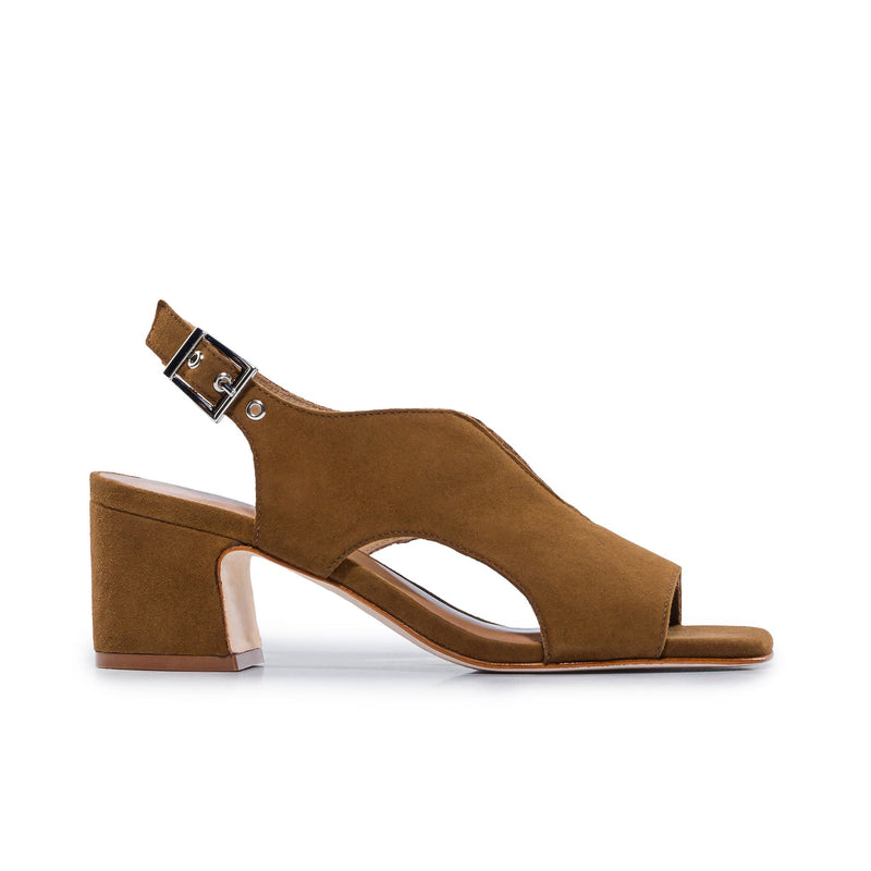Bernardo Bedford Mid Sandali con Tacco Donna Marroni Scuro | AQN1569GL