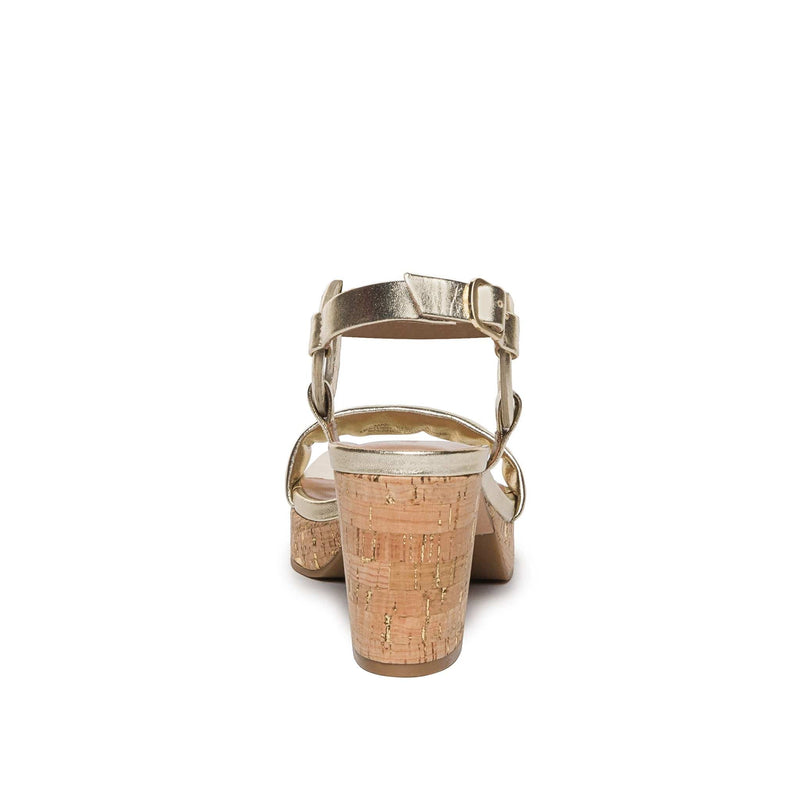 Bernardo Candace Sandali con Plateau Donna Oro | YHC9481HX