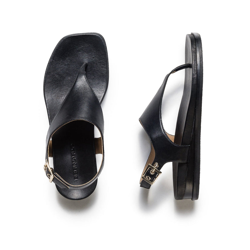 Bernardo Concord Thong Sandali Bassi Donna Nere | QEN119RB