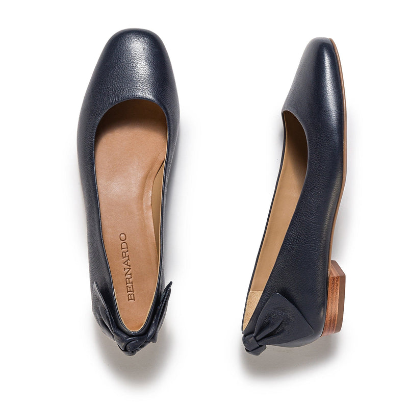 Bernardo Eloisa Bow Ballerine Donna Blu Marino | KFH7054XJ