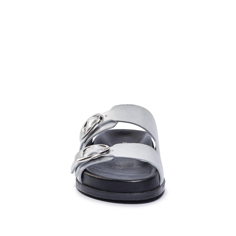 Bernardo Evie Sandali Scorrevoli Donna Argento | NOS2688KJ