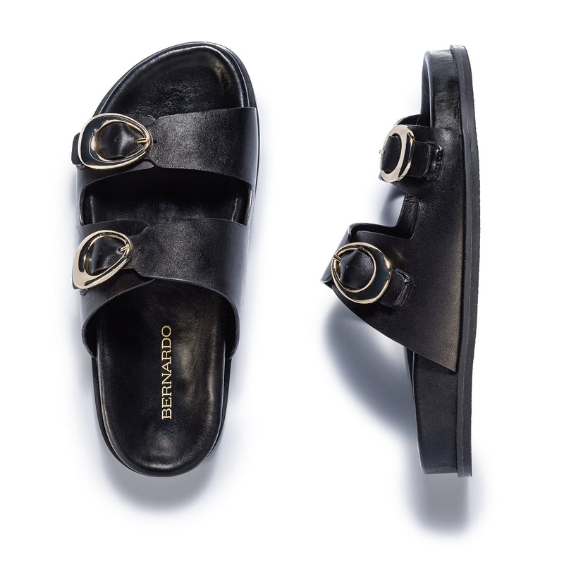 Bernardo Evie Sandali Scorrevoli Donna Nere | GFC5486OF