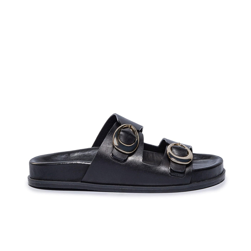 Bernardo Evie Sandali Scorrevoli Donna Nere | GFC5486OF
