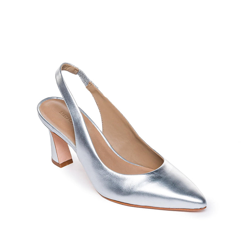 Bernardo Felicity Slingback Décolleté Donna Argento | QYV5581GI