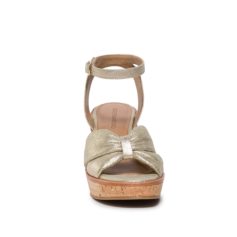 Bernardo Kearny Sandali Zeppa Donna Oro | FIC678NB