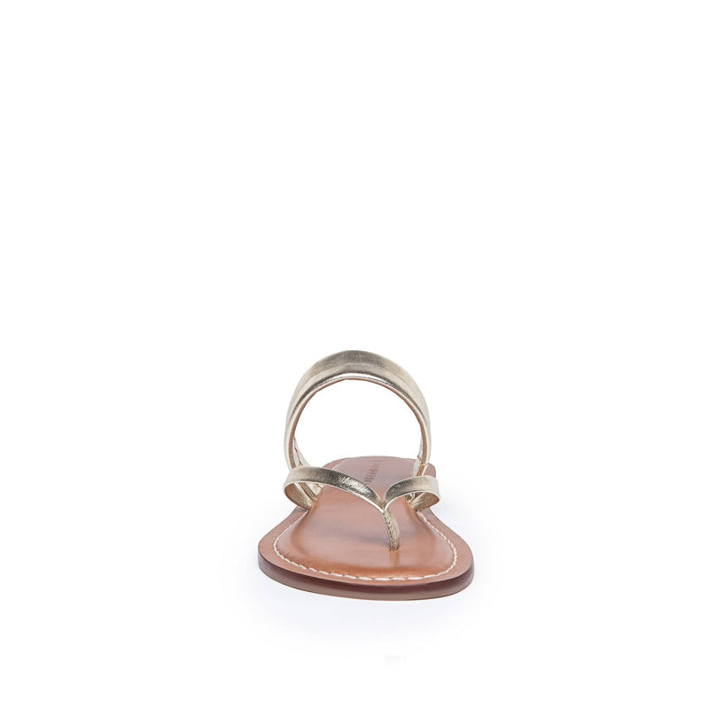 Bernardo Leia Thong Sandali Bassi Donna Oro | KHM679DR