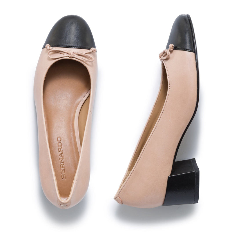 Bernardo Marisol Ballerina Décolleté Donna Rosa Nere | CIJ587HM