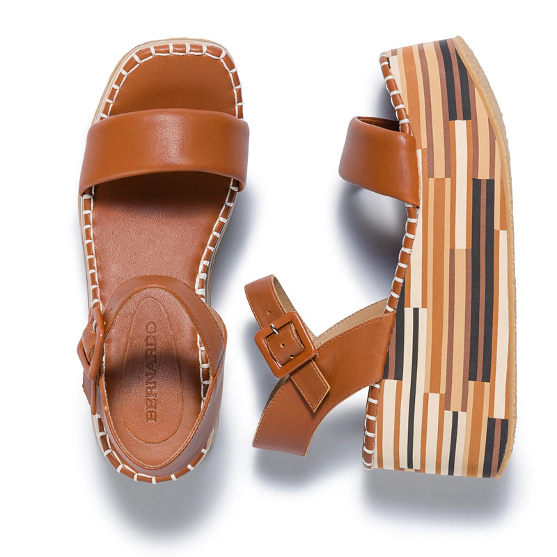 Bernardo Marley Sandali con Plateau Donna Marroni Scuro | KBL3385HR
