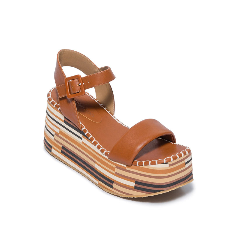 Bernardo Marley Sandali con Plateau Donna Marroni Scuro | KBL3385HR