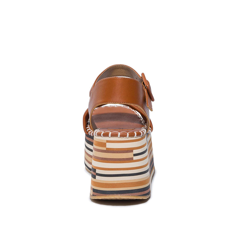 Bernardo Marley Sandali con Plateau Donna Marroni Scuro | KBL3385HR
