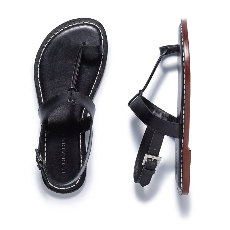 Bernardo Maverick 2 Toe Ring Sandali Bassi Donna Nere | OUK9913IK
