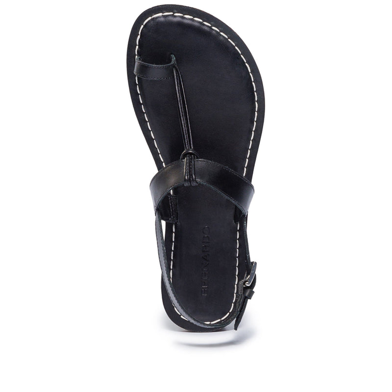 Bernardo Maverick 2 Toe Ring Sandali Bassi Donna Nere | OUK9913IK