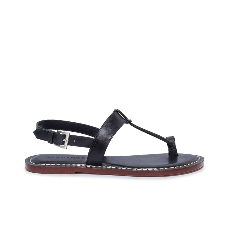 Bernardo Maverick 2 Toe Ring Sandali Bassi Donna Nere | OUK9913IK