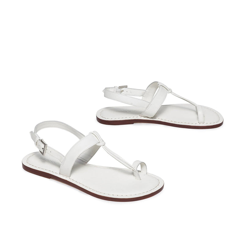 Bernardo Maverick 2 Toe Ring Sandali Bassi Donna Bianche | SKF4567XT