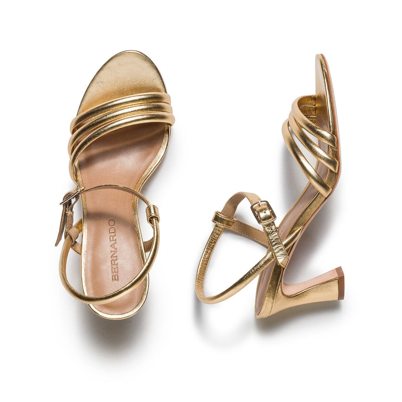 Bernardo Noor Sandali con Tacco Donna Oro | LQO4935IZ