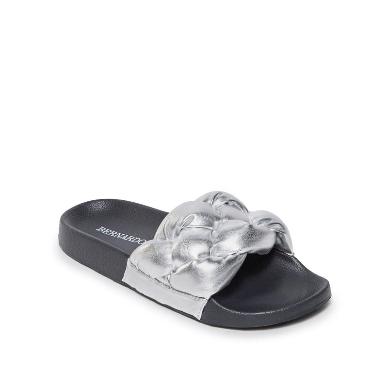Bernardo Rylee Pool Sandali Scorrevoli Donna Argento | HCQ1585FT