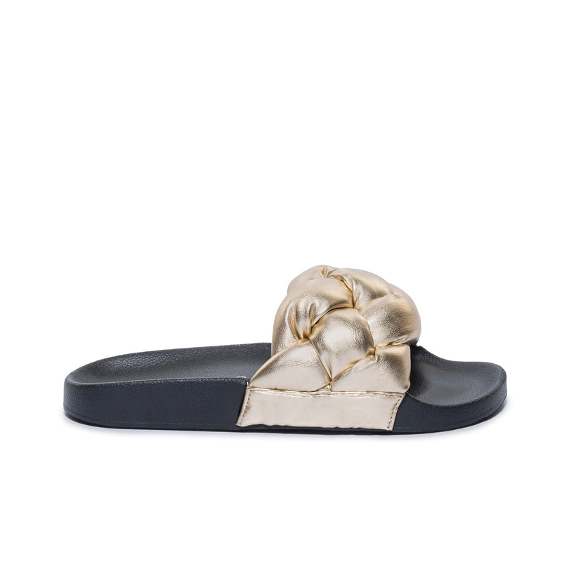 Bernardo Rylee Pool Sandali Scorrevoli Donna Oro | JQC2556GJ