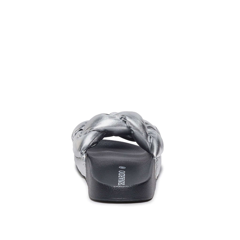 Bernardo Rylee Pool Sandali Scorrevoli Donna Argento | ESH4632XU