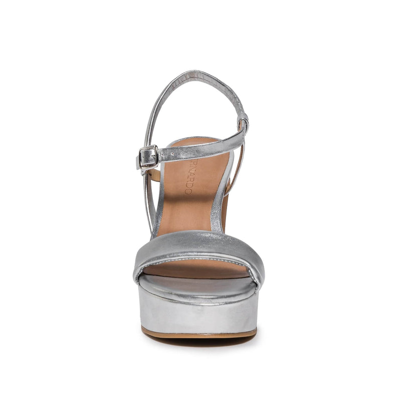 Bernardo Ventura Sandali con Plateau Donna Argento | ZAJ6083RX