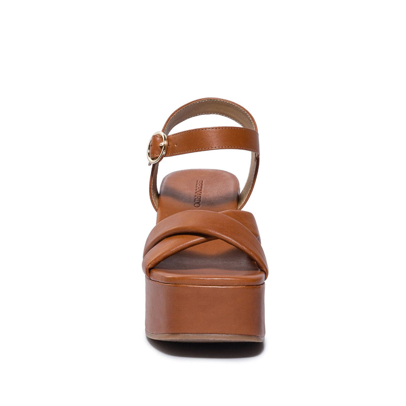 Bernardo Weston Sandali con Plateau Donna Marroni Scuro | SAF2286SF