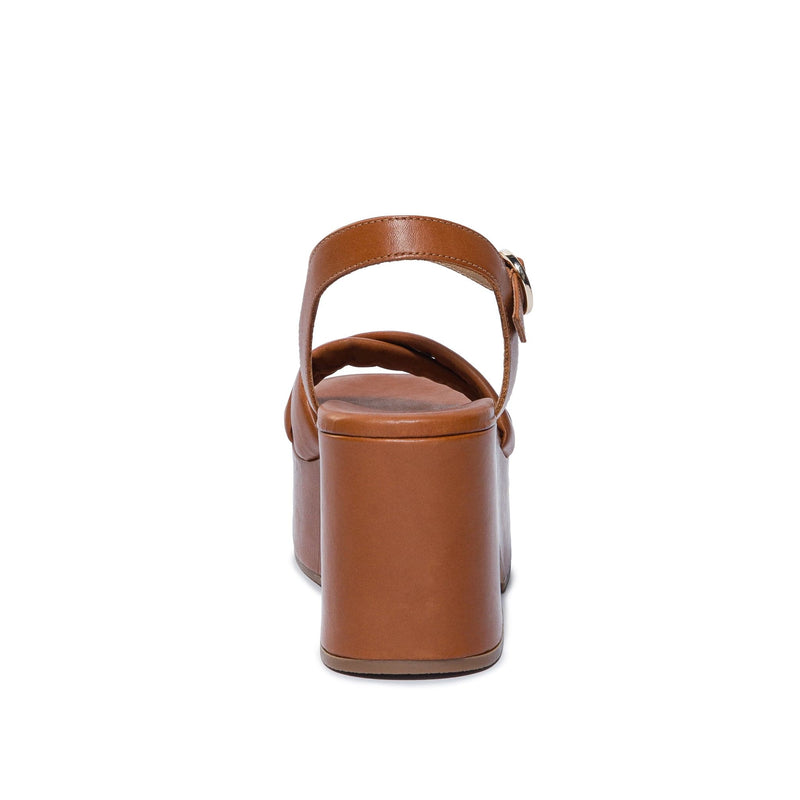 Bernardo Weston Sandali con Plateau Donna Marroni Scuro | SAF2286SF